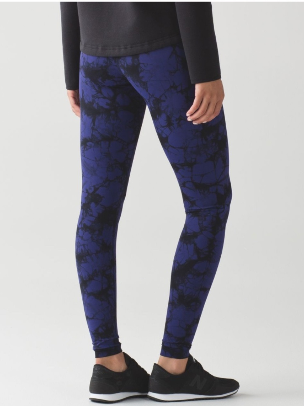 Lululemon Wunder Under Pant (Hi-Rise) (Shibori) Shibori Emporer Blue Black 8